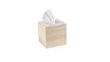 ARTE-DIRECTO Caja de Pañuelos Elegante, Hecha en Madera | Fondo Deslizante | Dispensador de Servilletas Cubo | Ideal para Decoupage Decoración y Almacenamiento