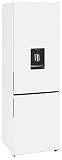 Exquisit Frigorífico combi KGC 260-75-LF-WTE-050E Blanco/Negro, Low-Frost, Ancho 54cm, Dispensador de agua (2 litros) , Clase E