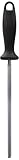 ZWILLING afilador de acero, Cromado, Longitud: 23 cm, Mango de plástico negro con lazo de colgar