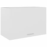 Festnjght Armario Colgante de Cocina con Puerta Giratoria | Mueble de Cocina Mueble de Pared para Baño Mueble Dormitorio Aglomerado Blanco 60x31x40 cm