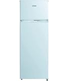 Edesa - Frigorífico Estático, Modelo EFT 1611 WH, Dos Puertas, Altura de 1,60, Frigorífico y Congelador, Capacidad de 235 litros, Iluminación Interior, Clase de Eficiencia Energética F, Color Blanco