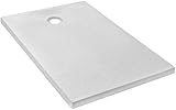 Jacob Delafon E62302-WPM Plato de Ducha Rectangular 100x80 cm, Blanco Mate Efecto Piedra, 100x80x3,5 cm