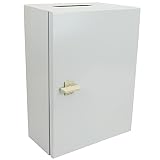 BeMatik - Caja de distribución eléctrica metálica con protección IP65 para fijación a Pared 400x300x150mm