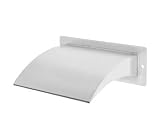 GOTOTOP - Fuente de agua para piscina, 30 cm, acero inoxidable 304, para estanque de cascada, para montar en la pared, 30 x 9 x 26 cm