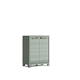 Keter Planet Outdoor Armario de plástico, Verde Jade, 80 x 44 x 100 cm