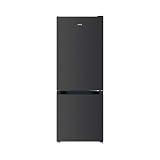 CHiQ FBM157L4 - Frigorífico combi 157L (109L + 48L congelador), Altura 1.44m, Low Frost, Color Inox Oscuro, compresor con 12 años garantia