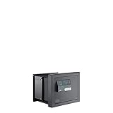 BURG-WÄCHTER Caja fuerte empotrable con combinación numérica y huella, Karat, Resistencia 0, Fondo variable con estante, 15,6-26,0 l, 18 kg, WT 614 E FP, Hierro antiguo