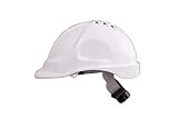 Irudek Protection 302601300013 Casco para industria y construcción STILO 600V | Certificado Europeo EN 397, EN 50365, 30º, Blanco