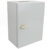 BeMatik - Caja de distribución eléctrica metálica con protección IP65 para fijación a Pared 300x200x150mm