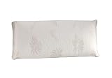 Dormio - Almohada viscoelástica con perfecta adaptabilidad al cuello, Tejido Aloe Vera, Termorregulable, Blanco, 90 cm