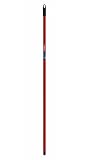Vileda - Palo universal para fregonas, 140 cm de longitud, diseño de anclaje universal, color rojo