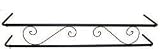 PLASTICOS HELGUEFER - Balconcillo Extensible Nº2, 100 cm a 140 cm Negro