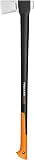 Fiskars Hacha, 2,57 kg, Estuche incluido, Longitud: 96 cm, Negro/Naranja, X27–XXL, 1015644