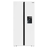 FRIGORIFICO AMERICANO SBS-430 INFINITON (A+/F, BLANCO, Alto 177cm, NO FROST TOTAL, DISPENSADOR DE AGUA, 432 Litros, FreshZone, Display LED)