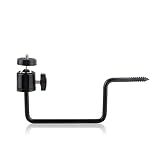 WILDGAMEPLUS Árbol 1/4 Pulgadas M5 Soporte de Acero con Montaje de Tornillo Palo de Soporte para cámaras de senderos forestales y visión Nocturna y Cargador de Panel Solar WG-M5