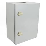 BeMatik - Caja de distribución eléctrica metálica con protección IP65 para fijación a Pared 600x400x200mm