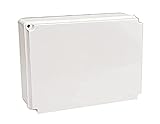 Poly Pool PP0295 - Caja rectangular de derivación, de pared, dimensiones interiores 300 x 220 x 120 mm, gris