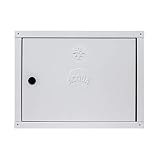 Puerta para contador de agua de acero prepintado blanco - Art. 068B - TECNOMETAL