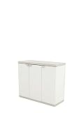 Plastiken (HLKRQ) Titanium Armarios, Beige, 105 (largo horizontal) x 44 (ancho) x 88 (alto) cm