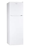 Candy CMDN 5172WN, Frigorífico Dos Puertas, 55CM, 255L, Total No Frost, Sistema Multiflow, Cajón Verdulero, Control Interno, LED, Puertas Reversibles, Altura Ajustable, Ruedas, 41DB, Clase F, Blanco