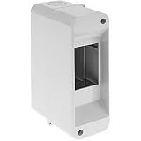 BeMatik - Caja de Superficie de automatismos eléctricos para 2 módulos de 18 mm de plástico ABS