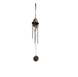 SusggO Carrillon de Viento de Metal. Llamador de Viento Timbre de Viento Campanas de Viento Jardin Ventana Puerta hogar Relajacion Decoracion, Hecho a Mano, Artesania (35CM Metal Sol)