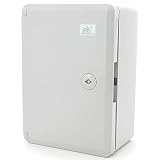 ELS Elektrotechnika Caja de distribución industrial IP65, placa de montaje galvanizada, cierre de puerta con junta circunferencial, carcasa de pared, carcasa vacía de plástico ABS, 220 x 310 x 140
