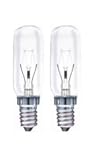 Lampitalia Juego de 2 bombillas incandescentes para basculantes y portones E14 24 V 25 W