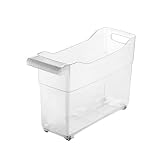 TIENDA EURASIA Organizador de Cocina - Carritos de Almacenaje con Ruedas - Ideal para Organizar la Cocina o Baño de una Forma Rápida y Sencilla - 46x16x27cm (Estándar)