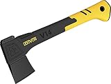 LEXIVON V14 Camping Hacha de 36 CM | Empuñadura TPR ergonómica, Mango Compuesto de Fibra de Vidrio Ligero | Funda Protectora de Transporte incluida (LX-V14)