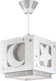 Dalber 63232E - Lámpara Colgante, Diseño Luna, Color Gris