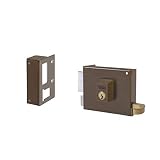 Yale 3012092 Cerradura 125-a/hpr/10/ Izquierda, Hierro Pintado, Entrada 50 mm