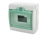 Schneider Electric 13959 Kaedra Mini Armario para Equipos Modulares, IP65, 8 Módulos, 195 mm Anchura, 200 mm Altura, 112 mm Profundidad, 63A Amperios, 15 W