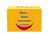 SMARTY BOX Regalo Caja original de Caramelos y Gominolas, con frases. para Amiga, Novía. Chuches, Chucherías sin Gluten Golosinas
