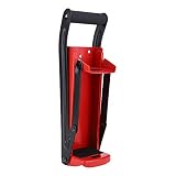 Trituradora de latas de aluminio de 16 oz y abrebotellas, trituradora de botellas de plástico, herramienta manual de hardware industrial de alta resistencia, trituradora de prensa de latas negras