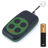 Mando a Distancia Universal Frecuencia De 433,92 Mhz Para Puerta Automática De Gran Alcance. Elegante Mando Universal Para Portones Programable, Código Fijo, Batería De 12 V Incluido (verde)