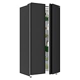 CHiQ CSS433NE4F Frigorífico americano, 430L, Multi-air-flow, Total No Frost, Color Acero Negro