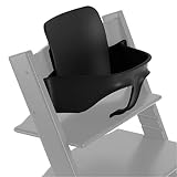 TRIPP TRAPP Baby Set para niños a partir de los 6 meses │ Accesorio de bebé para la silla evolutiva de STOKKE │ Respaldo ergonómico │ Color: Negro