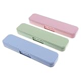 OriGlam 1 unids Portable Flatware Box Travel Vajilla Caja de almacenamiento, Utensilios de viaje Cubiertos, Tenedor Cuchara Palillos Utensilios para Camping (Verde)