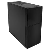Nanoxia Deep Silence 5 Rev.B Full-Tower Negro Carcasa de Ordenador - Caja de Ordenador (Full-Tower, PC, De plástico, Acero, ATX,EATX,Micro-ATX,Mini-ATX,XL-ATX, Negro, 18,5 cm)