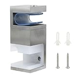 Abrazadera Para Puerta Corredera Cristal - De Soporte Suelo Con Tornillo Acero Inoxidable 304 Accesorio Sistema Ajustable Puertas Correderas Sin Marco Mampara Ducha Paredes Etc