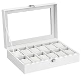 SONGMICS JWB202 - Caja de presentación para 12 Relojes