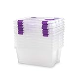 TODO HOGAR - Caja Plástico Almacenaje Transparente - Medidas 470 x 320 x 195 mm - Capacidad de 20 litros (6)