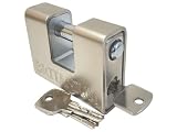 Britanium BRP/74 Candado de Seguridad Blindado de Alta Seguridad. Cerradura para Contenedor. Cilindro de Seguridad Antitaladro y Resistente. Candados para Puertas, Motos, Cobertizos y Garajes.