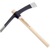 Bellota 5932-0 N - Alcotana pico pala, mango de madera de haya, negro, 500 g