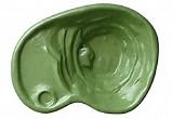 Giardini D'Acqua Art. 530 Estanque Preformado Para Tortugas Modelo Trionix Jardines de Agua Cm 108 x 77 x 28 Capacidad 75 Lt Plantas Palustres Pecera Duradero Verde
