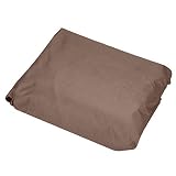 Zerone Cubierta para Bañera De Hidromasaje, Fuerte Compatibilidad Profect Gift Fuerte Flexibilidad Exquisita Mano De Obra para Exteriores(café)