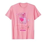 Caja Kawaii de Leche de Fresa Japonesa Estética Camiseta