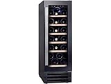 Candy CCVB 30 Integrado Nevera de vino Negro 19botella(s) B - Enfriador de vino (Integrado, Negro, Negro, 6 estanterías, 1 puerta(s), Acero inoxidable)