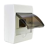 Copia de seguridad Caja de distribución pequeña (IP40 Aufputz bajo Distribución de 1 fila 6 módulos